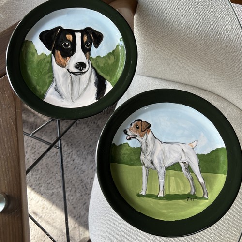 Jack russell terrier plates - jack,