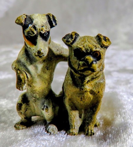 Pair antique numbered hand - of,