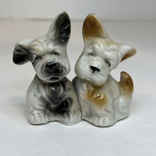 Vintage japan bisque fox dog - vintage,