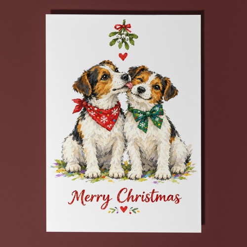 Jack russell christmas - russell,