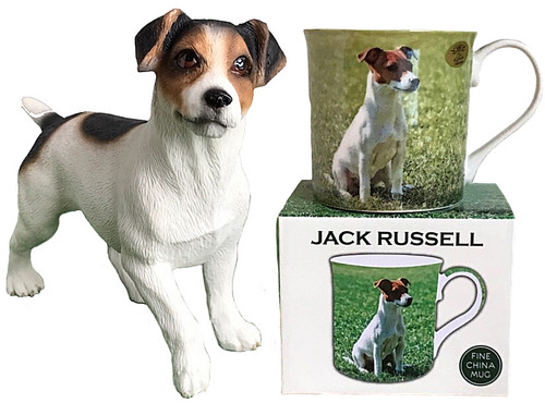Jack russell ornament mug set - russell,