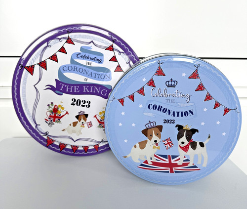 Tesco coronation 2023 tins - x,