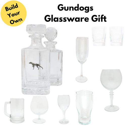 Gundogs drinking glasses - glasses, &