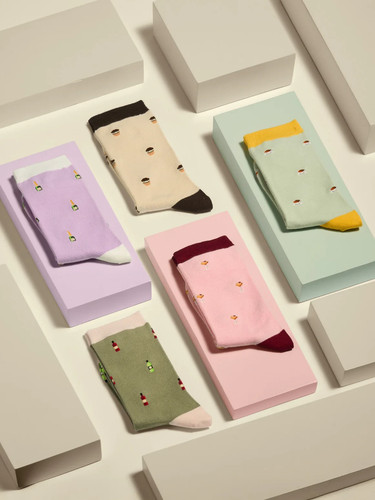 Socks bamboo patterned - socks,, bamboo,