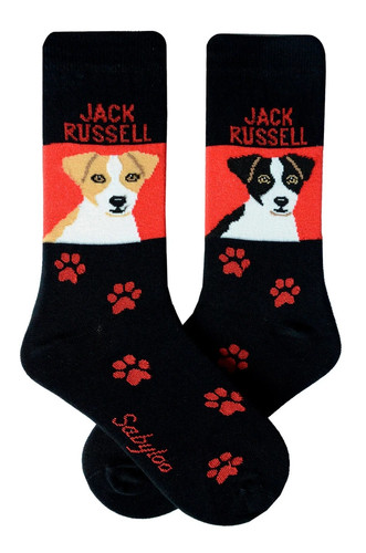 Jack russell dog - men's, crew