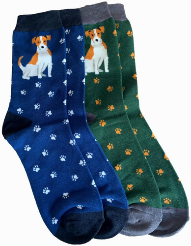 Mens socks jack russell dogs - jack,
