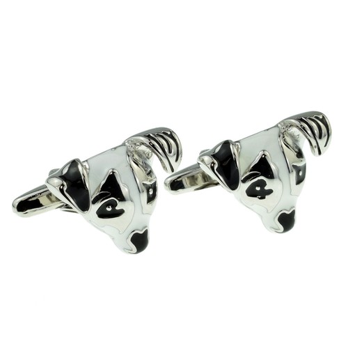 Pair jack russell cufflinks - jack,